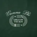 Gamma Phi Curved Track Lines Girls On The Run Tank