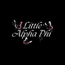 Alpha Phi Butterfly Text Big Little Reveal Shirt