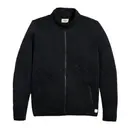 Marine Layer Corbet Full-Zip Jacket Black Front