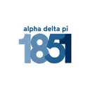 Alpha Delta Pi Bold Blue Number PR Shirt