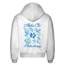 Alpha Chi Omega Blue Fruit Philanthropy Hoodie 2