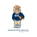 Phi Mu Lion Mascot Football Game Day Crewneck