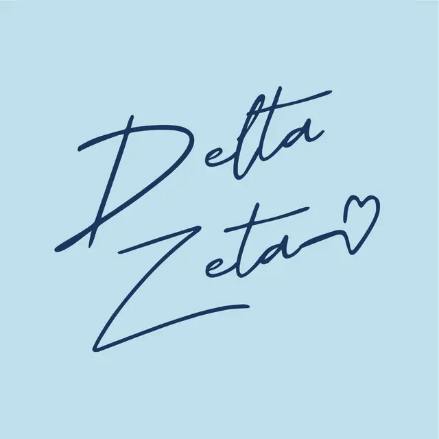 Delta Zeta Flowing Script PR Tank