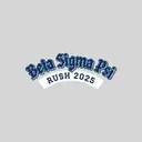 Beta Sigma Psi Classic Lettering Rush Crewneck