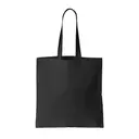 Customizable Liberty Bags Nicole Cotton Canvas Tote 8860 Black Back