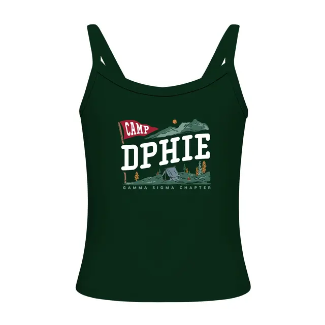 Delta Phi Epsilon Camp Mountain Scene Rush Tank 2