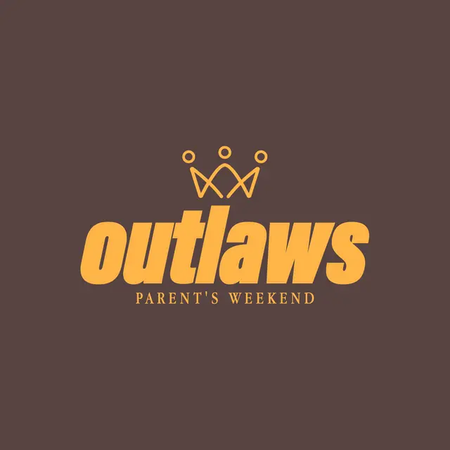 Iota Phi Theta Outlaws Crown Icon Bold Text Parent's Weekend Hoodie