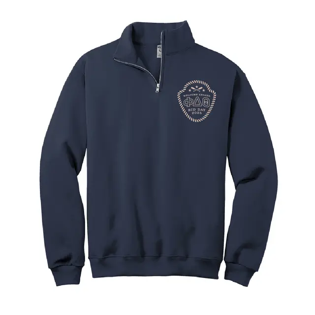 Phi Delta Theta Nautical Rope Design Rush & Bid Sweater 2