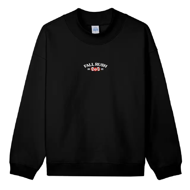 Alpha Tau Omega Bold Text Fall Rush Crewneck 2