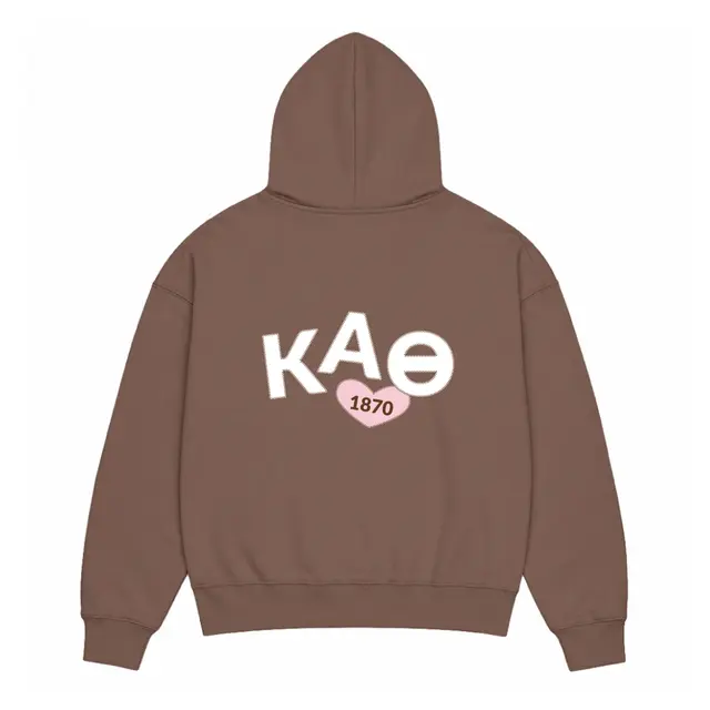 Kappa Alpha Theta Heart Design PR Hoodie 2