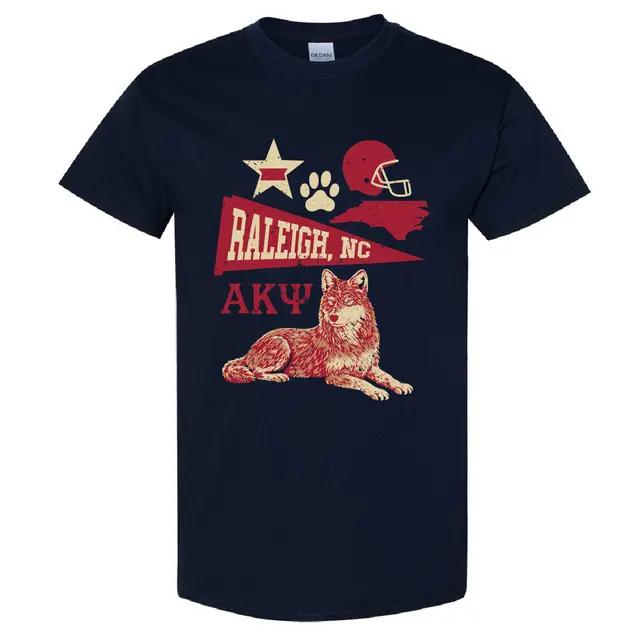 Alpha Kappa Psi Wolf and Football PR Shirt 2