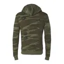 Alternative Unisex Rocky Eco-Fleece Zip Hoodie aa9590 Camo Back