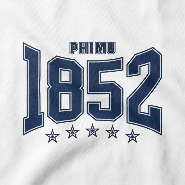 Phi Mu Bold Lettering PR Sweater