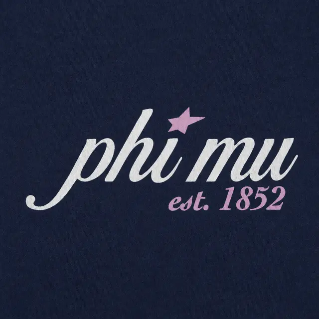 Phi Mu Hand Drawn Lettering PR Shorts