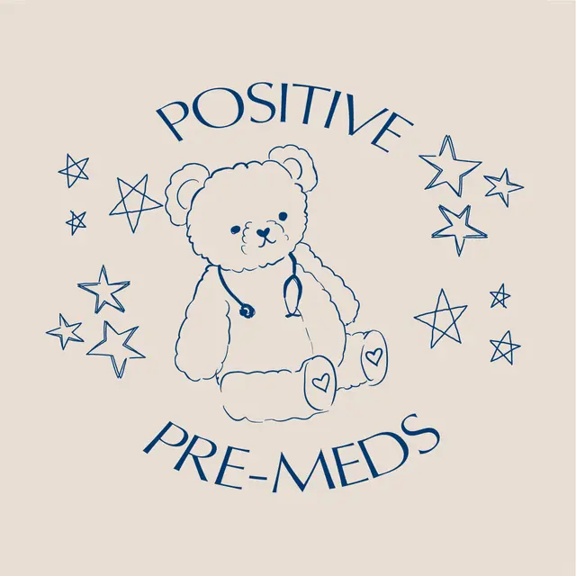 Positive Pre-Meds Cute Teddy Bear with Stars PR Shirt