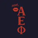 Alpha Epsilon Phi Polka Dot Lettering PR Tank