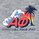 Alpha Phi Tropical Wave Design for Tank for Sorority PR