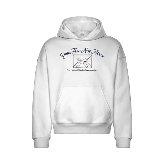 Active Minds Hand Drawn Lettering Envelope Graphic PR Hoodie 2