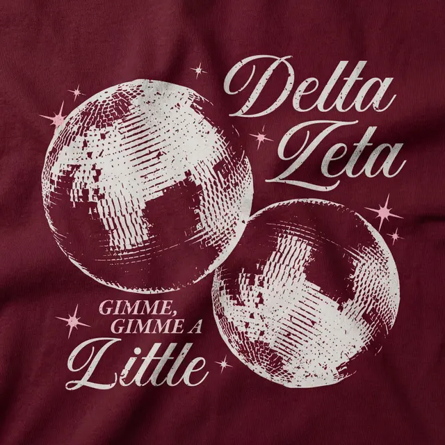 Delta Zeta Disco Ball Big Little Reveal Hoodie