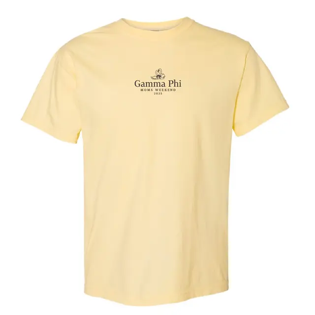 Gamma Phi Beta Swan Illustration Moms Weekend Shirt 2
