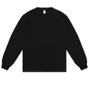 Everybody World Long Sleeve Tubular Trash Tee trashlstee Black Front