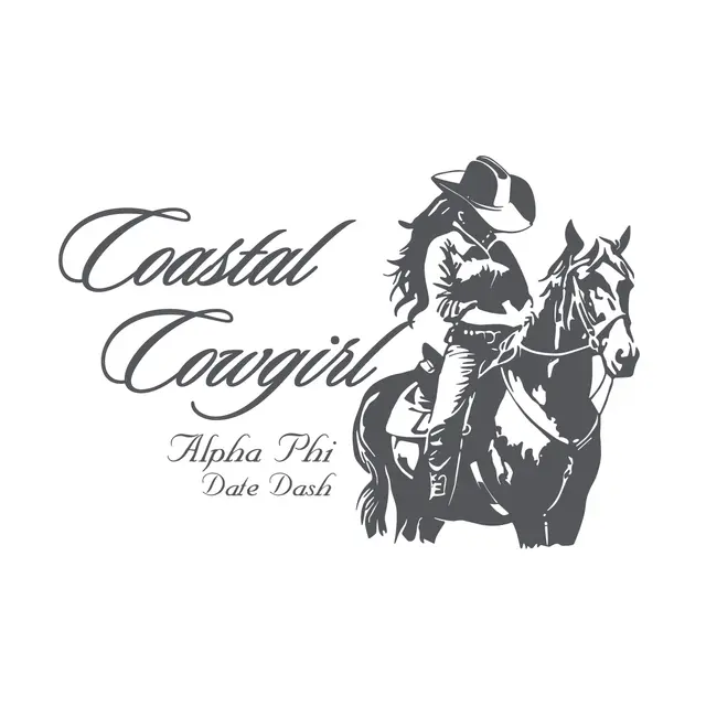 Alpha Phi Coastal Cowgirl Date Dash Shirt