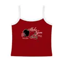 Alpha Gamma Delta Football Helmet Illustration Parents Weekend Tank 2