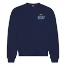 Sigma Chi Bold Heart Text Bid Day Crewneck 2