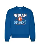 Indian Student Association Distressed Lettering Graphic Crewneck