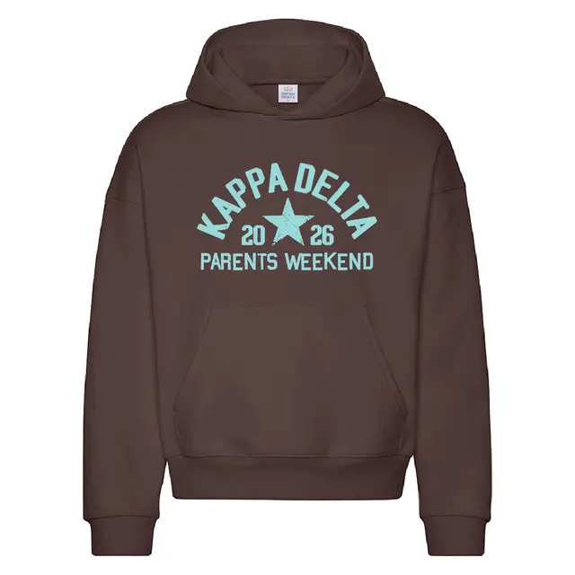 Kappa Delta Star and Arch Text Parents Weekend Hoodie 2