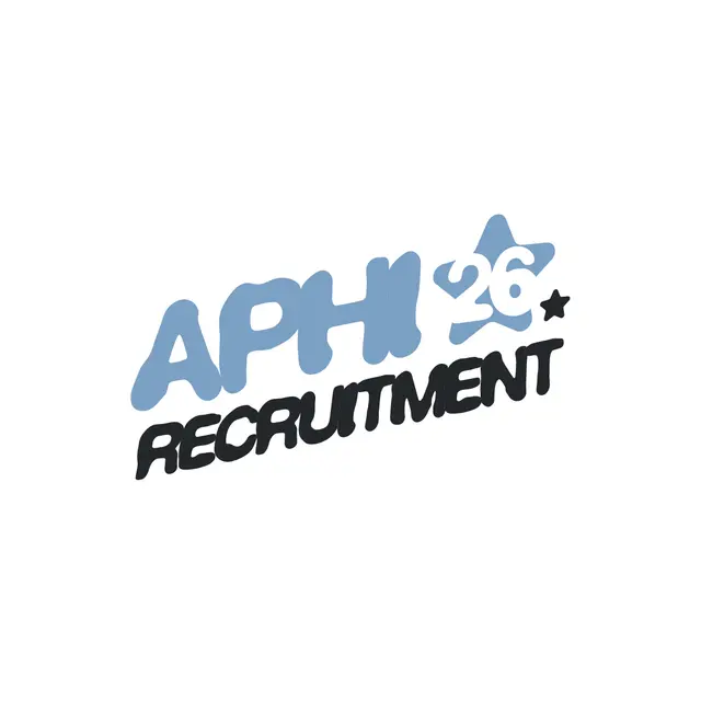 Alpha Phi Star and Bubble Text Recruitment Hoodie