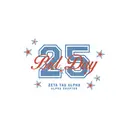 Zeta Tau Alpha Bold Number and Stars Bid Day Shirt