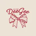 Delta Gamma Patterned Bow Drawing in Red Bid Day Sweater