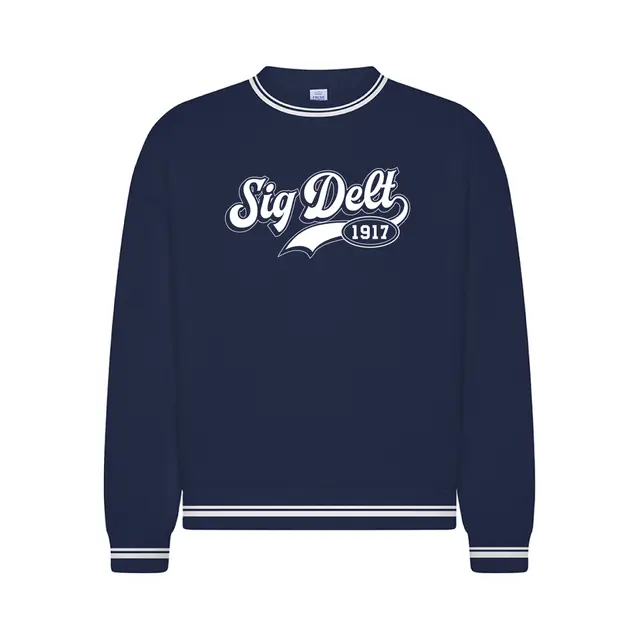 Sigma Delta Tau Hand Drawn Lettering PR Crewneck 2