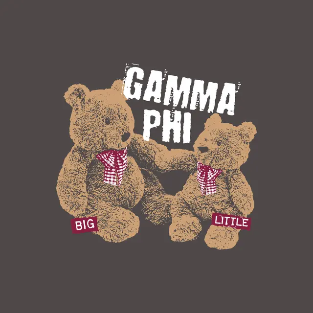 Gamma Phi Beta Teddy Bears Big Little Reveal Shirt