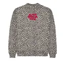 Alpha Epsilon Phi Red Block Text with Star PR Sweater 2