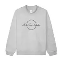 Zeta Tau Alpha Circular Script Text PR Sweater 2