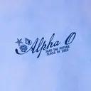 Alpha Omicron Pi Seashells and Script Graduation Sweater