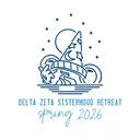 Delta Zeta Whimsical Wizard Hat Retreat Tank