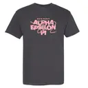Alpha Epsilon Pi Bold Zipper Lettering Date Party Shirt 2