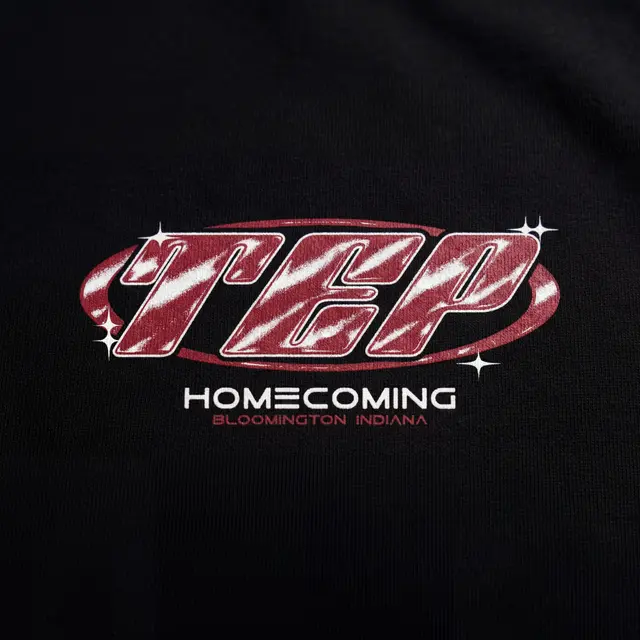 Tau Epsilon Phi Bold Outlined Text PR Hoodie