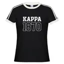 Kappa Kappa Gamma Bold Block Texts in White PR Shirt 2