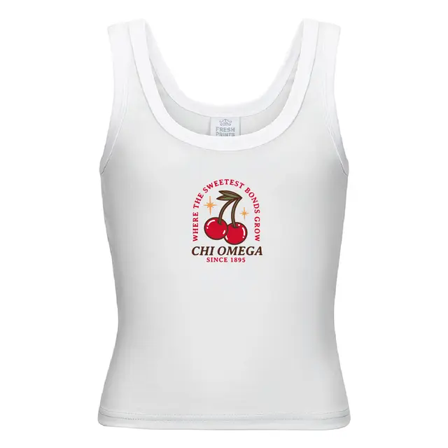 Chi Omega Cherry Stars PR Tank-2