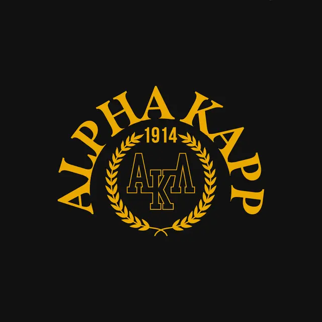 Alpha Kappa Lambda Gold Laurel Text PR Hat