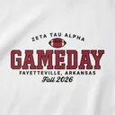 Zeta Tau Alpha Football Graphic Game Day Crewneck