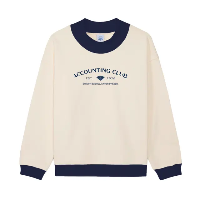 Accounting Club Classic Lettering PR Sweater 2