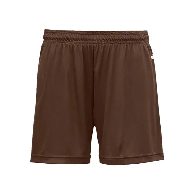 Women's B-Core 5" Inseam Shorts Brown Front