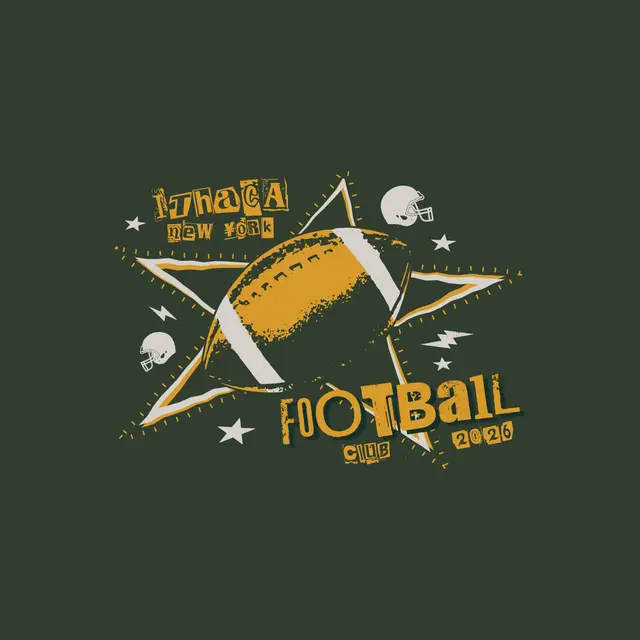 Football Club Ithaca New York Star PR Hoodie