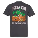Delta Chi Leprechaun and Shamrocks St. Patrick's Day Shirt 2