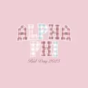 Alpha Phi Plaid Block Lettering Rush & Bid Shirt